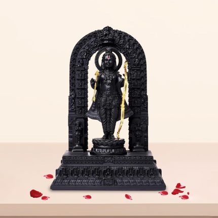 Ram Mandir Ayodhya Shree Ram Lalla Statue Made With Polyresin Material.Decorate Living Room Home Tample
