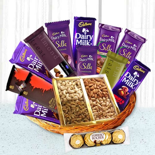 choclate dryfruit hamper