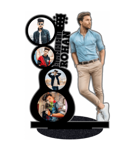 Customized guitar frame with photo SKU#: guita02