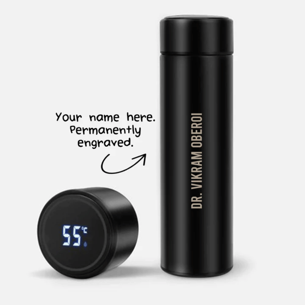 Personalized Doctor Name Temp Water Bottle