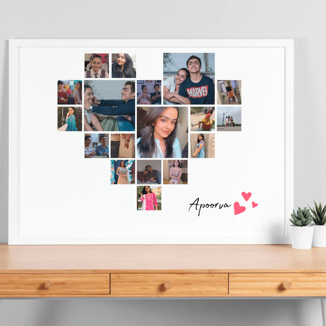 frame of heart