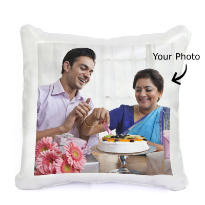 Best Mom - Happy Birthday Personalized Photo Cushion, Happy Birthday Personalized Photo Mug
