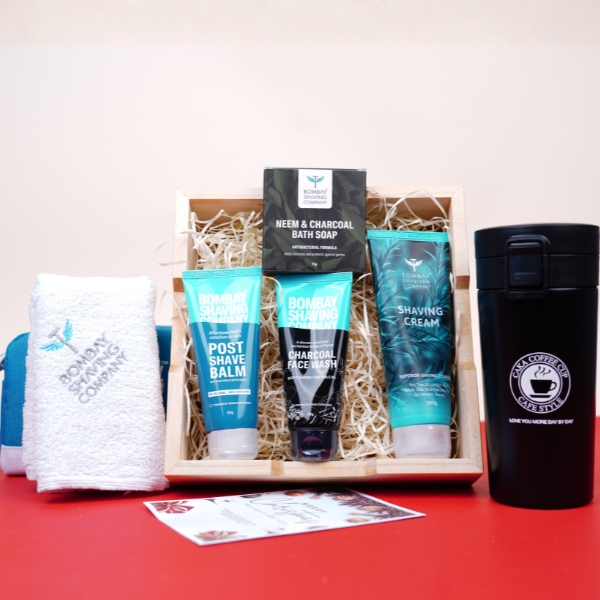 grooming and travel sipper gift for men GIFT GARDEN 1499